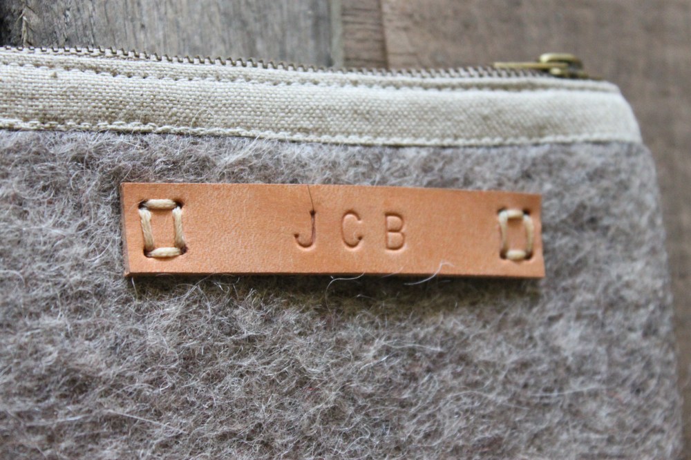 Close Up on the Monogramed Tag