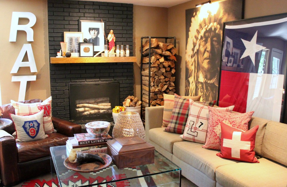 Fireplace Side of the Den