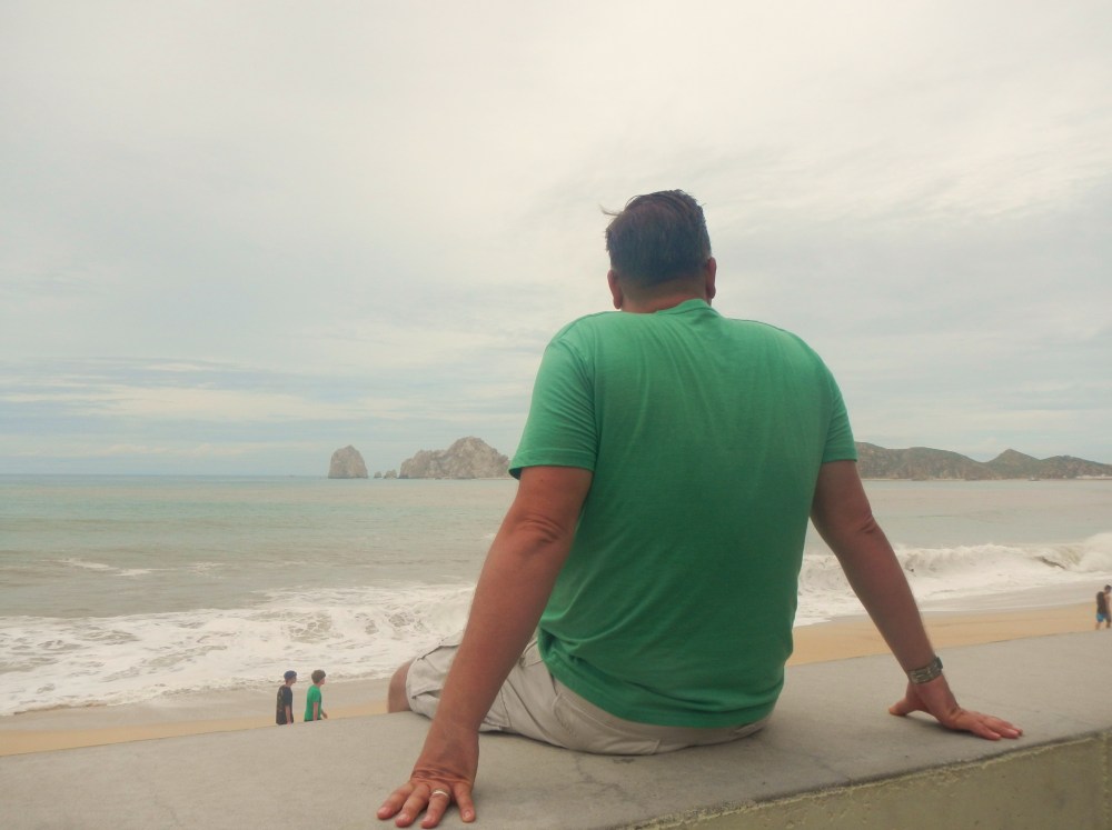 James on the Cabo Sea Wall