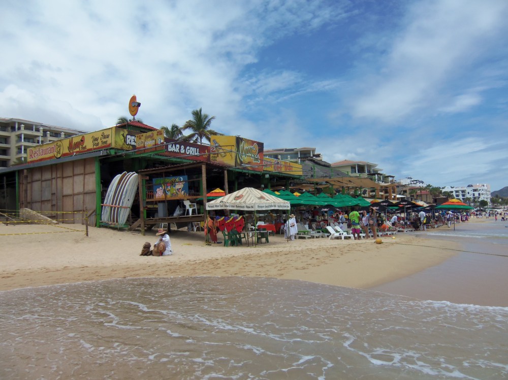 The Mango Deck on the Cabo San Lucas Beach