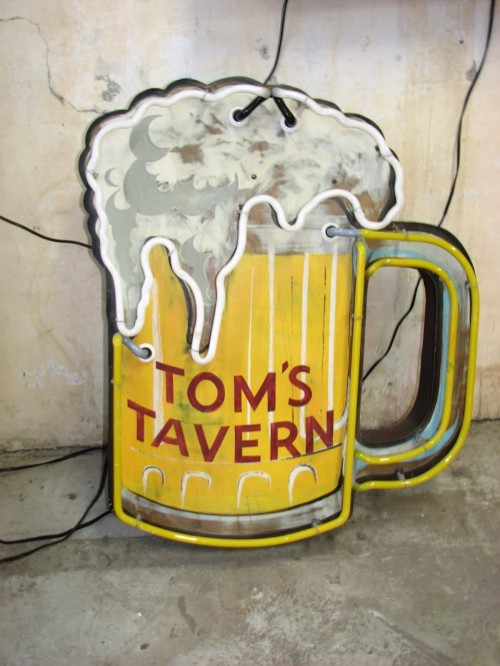 Tom's Tavern Beer Mug Neon Sign by Roadhouse Relics