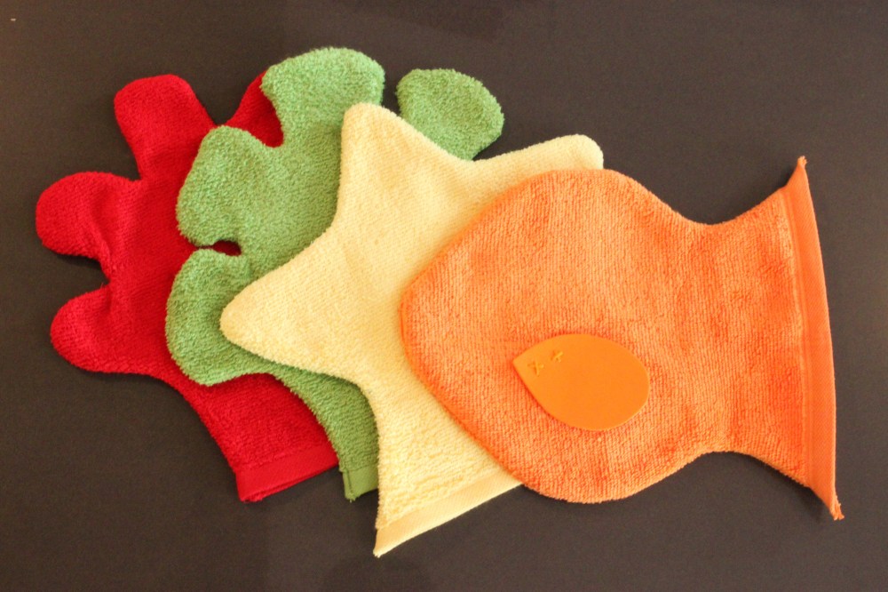 Finished Under the Sea Bath Mits