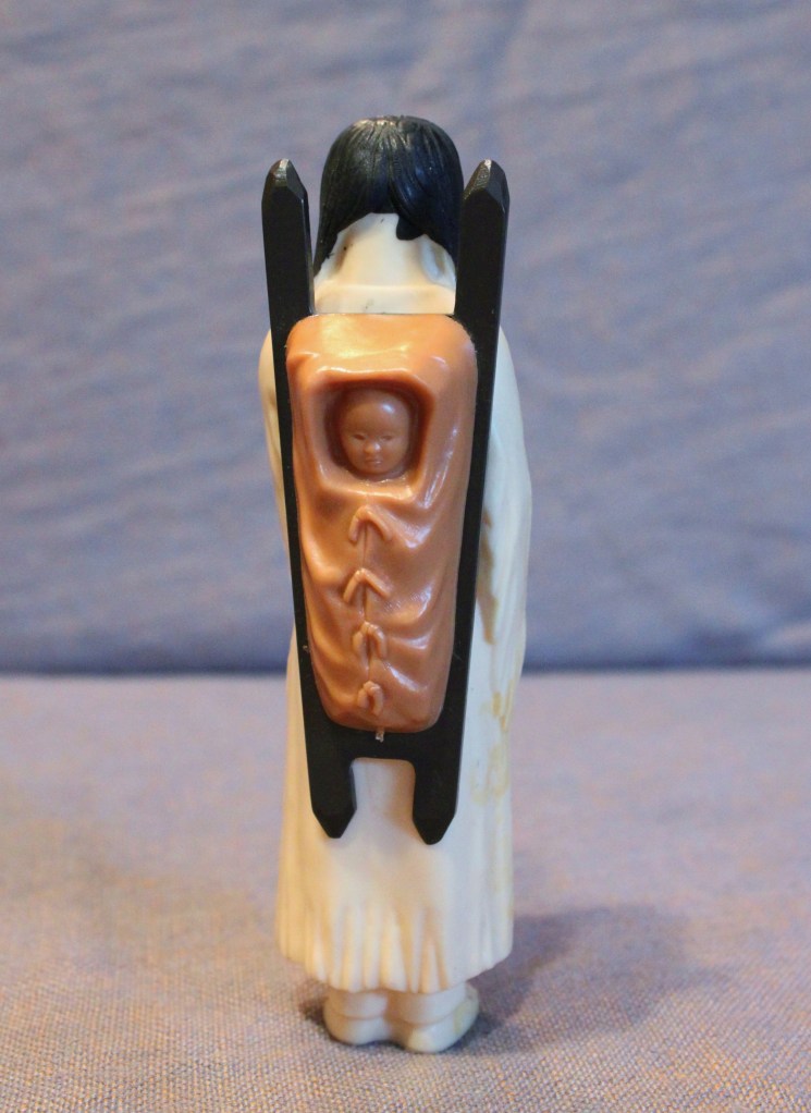 Indian Maiden with Papoose from the La Sabre Indian School