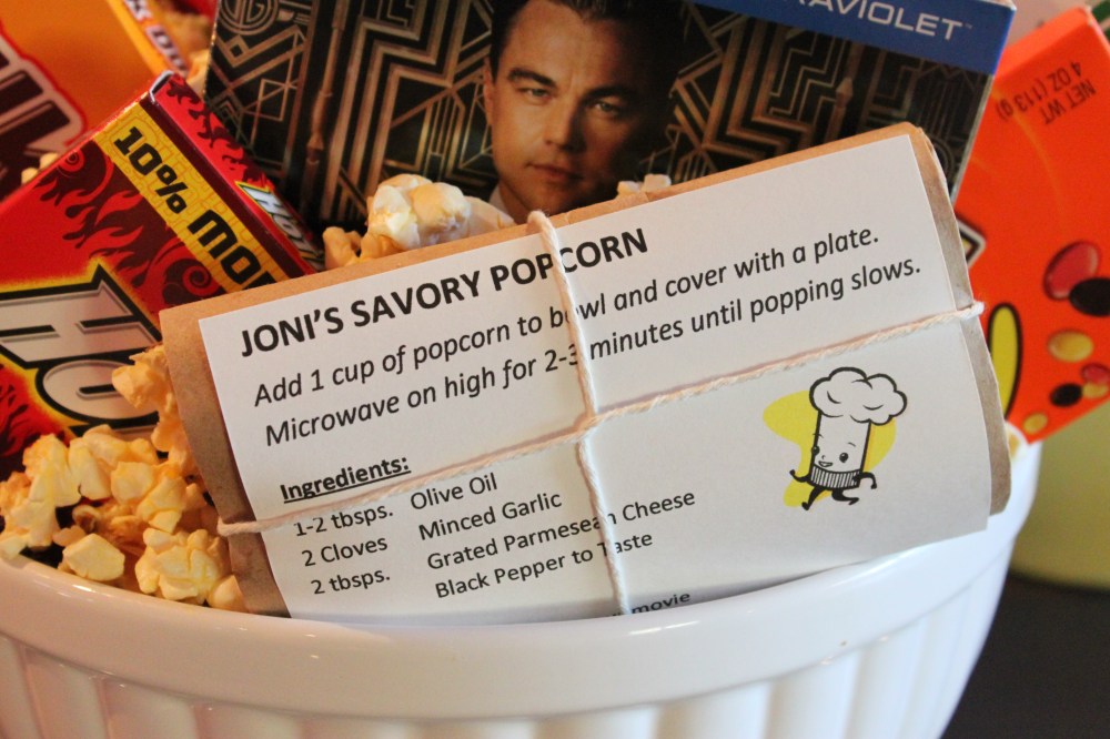 Joni's Savory Popcorn in the Movie Night in a Bowl