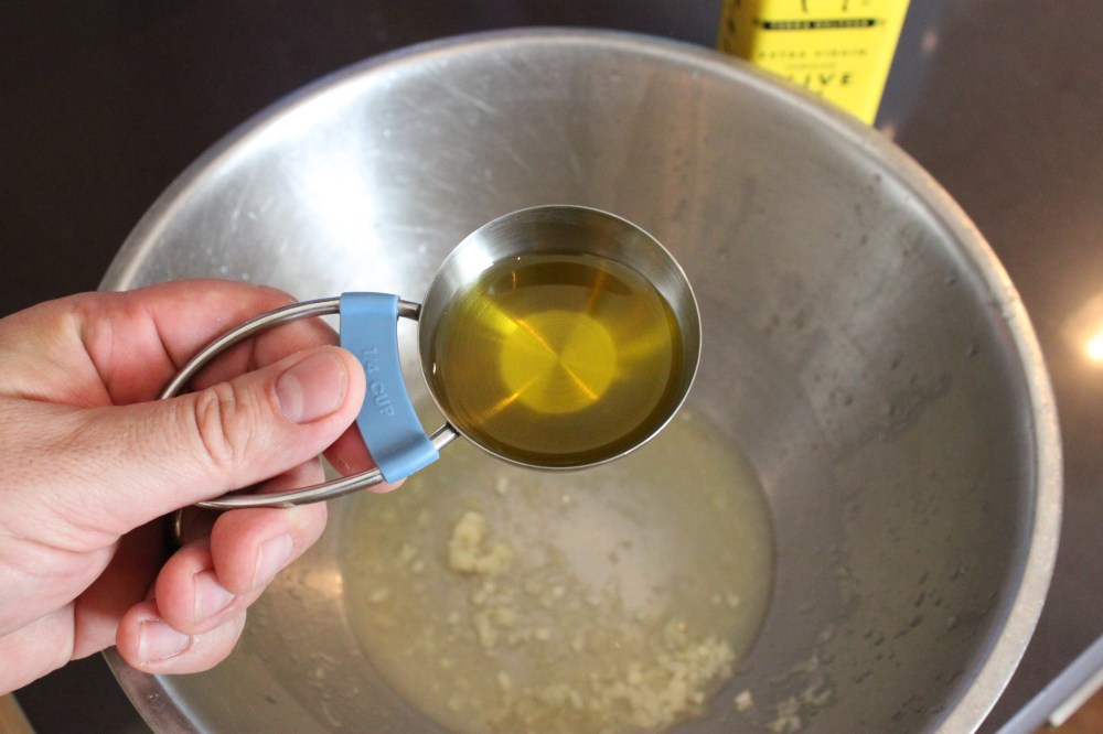 About a Quarter Cup of Olive Oil