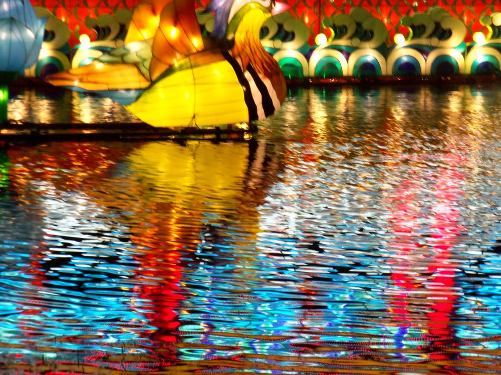 More Chinese LAnters Reflected in the Water