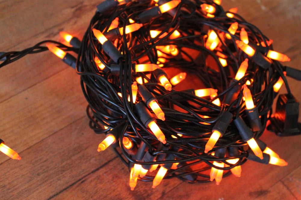 Orange B-Lights from Target