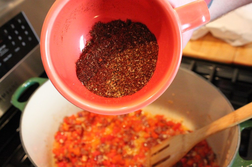 Premeasured and Mixed Spices in a Cup