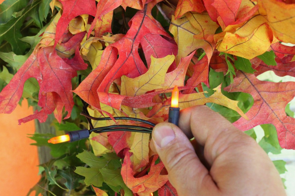 Weave the B-Lights in a Zig-Zag Motion Hiding all the Cords