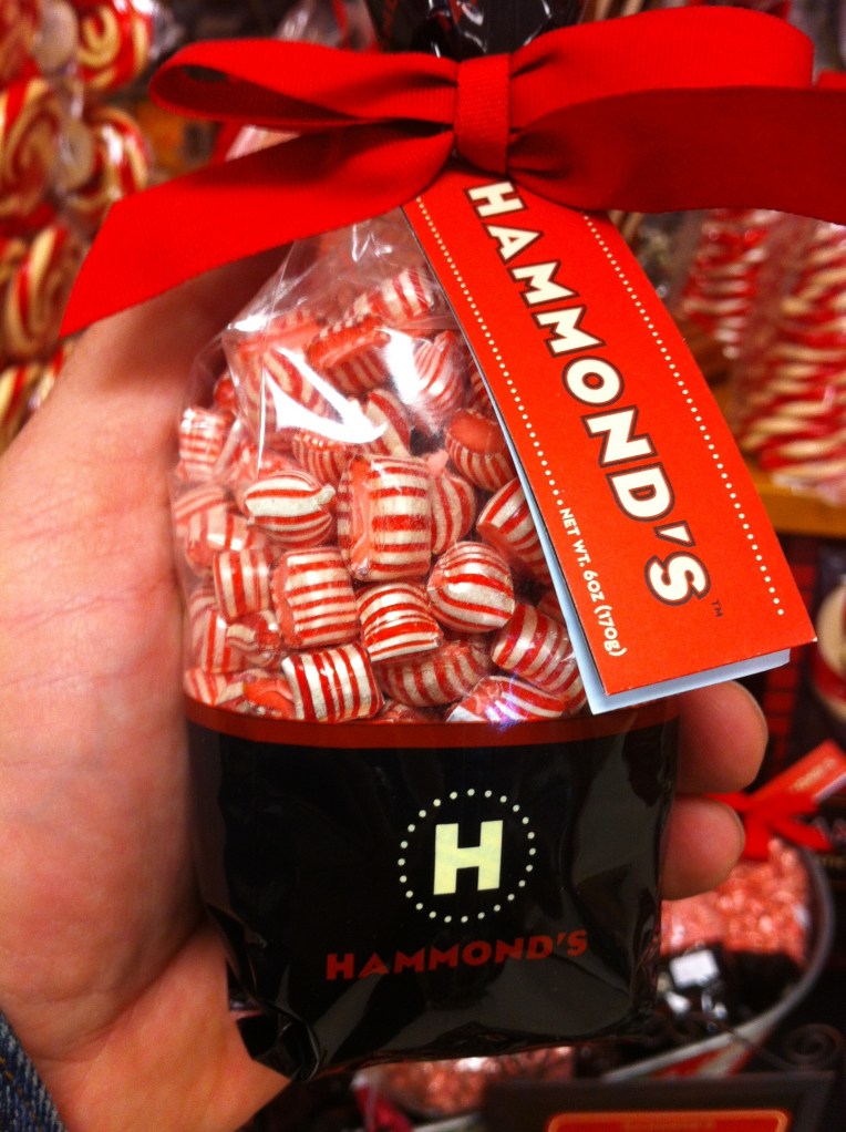 Bag of Peppermint Bites at Hammond's Candy