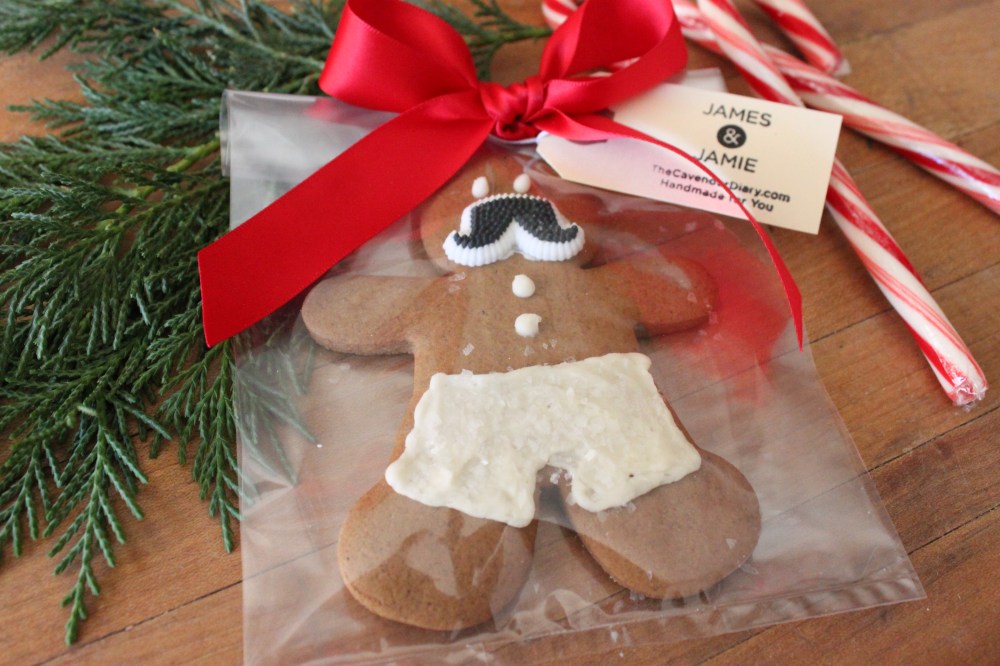 Bagged Ginger Bread Man Ready to Give Away