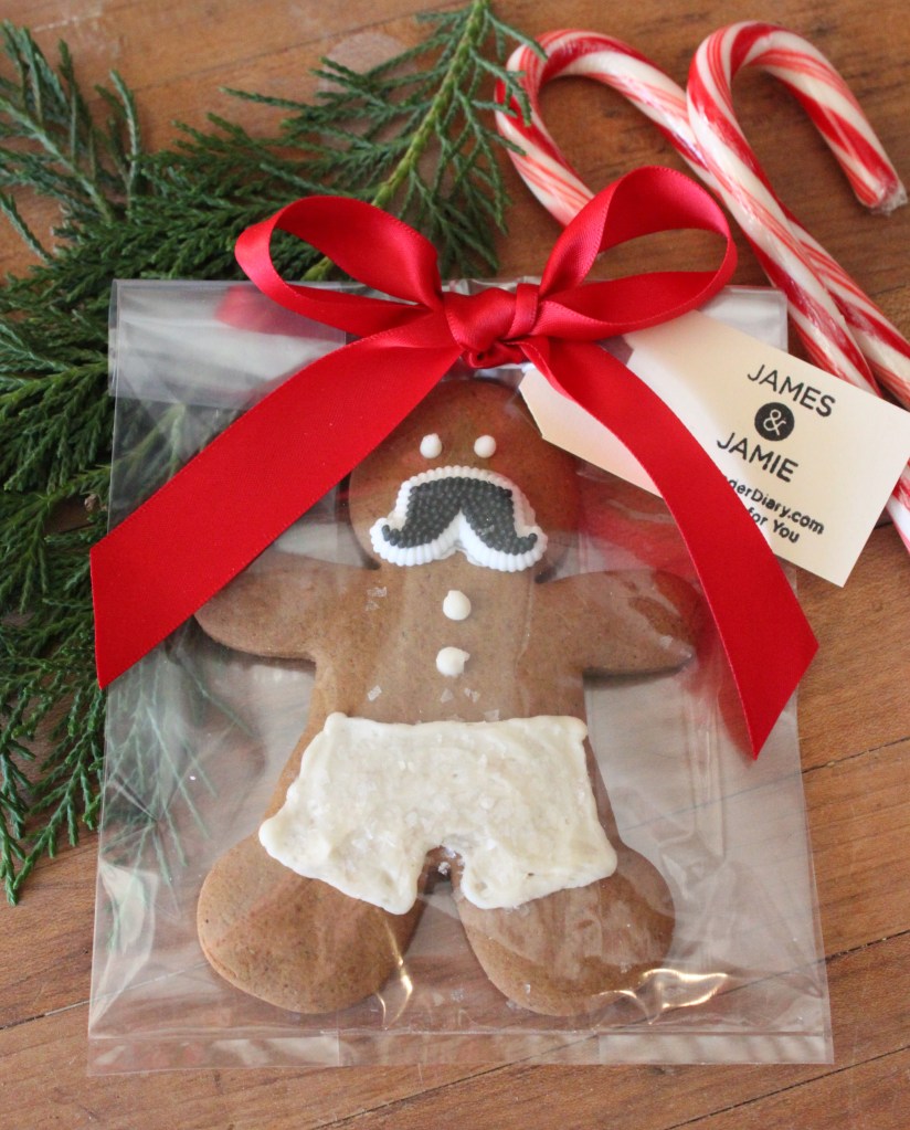 Bagged Gingerbread Man Ready to Give Away