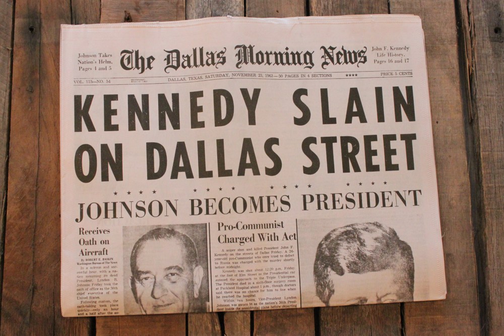 Dallas Morning News November 23 1963