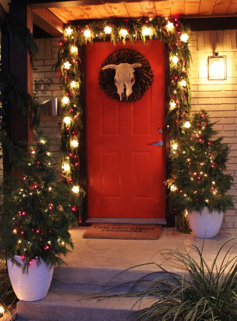Front Door of the Cavender House December 2013