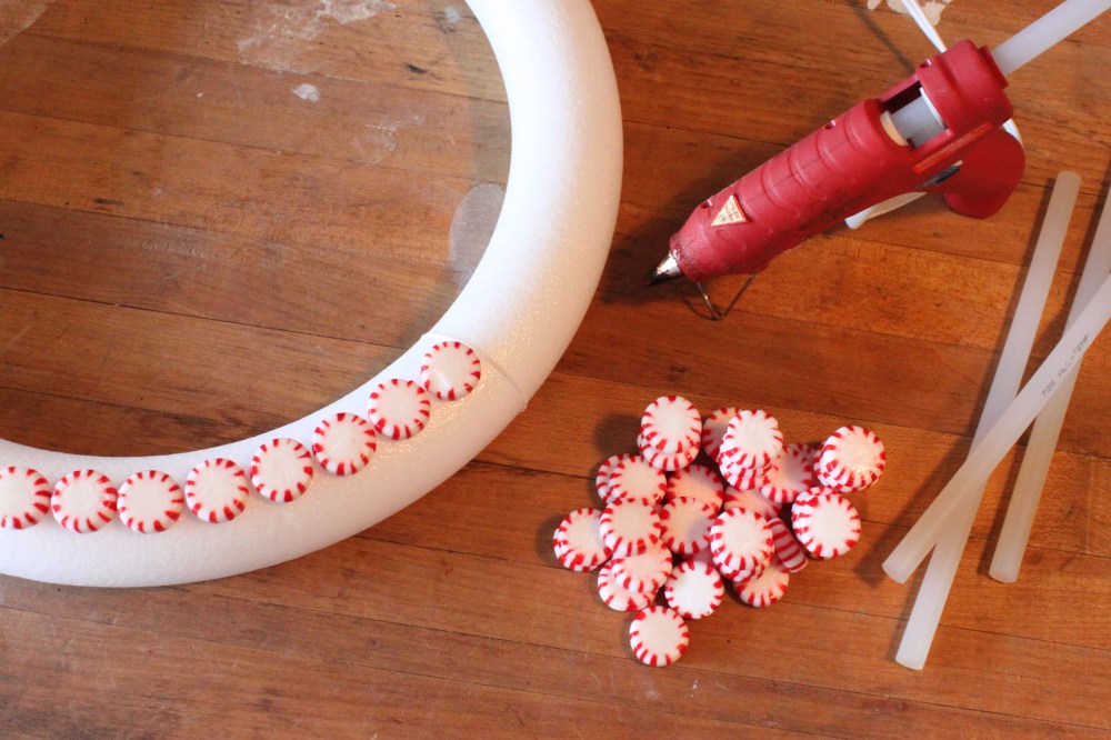 Glue Your Mints on with a Hot Glue Gun