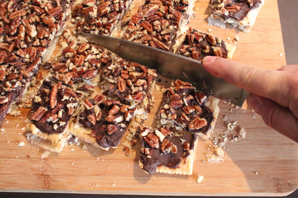 Loosely Chop the Cooled Firm Brittle