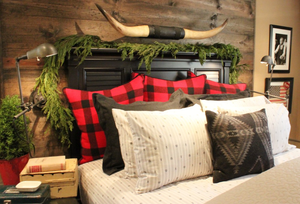 Master Bedroom Decked out for the Holidays