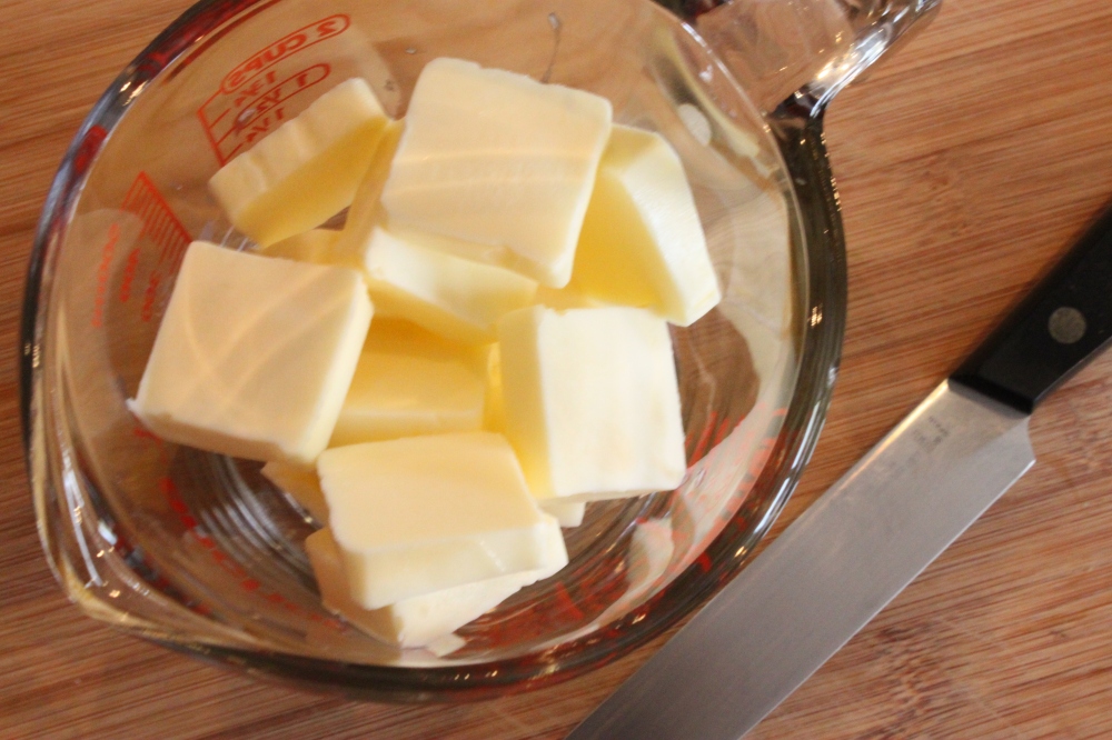 Microwave a Stick and a half of butter 'till melted