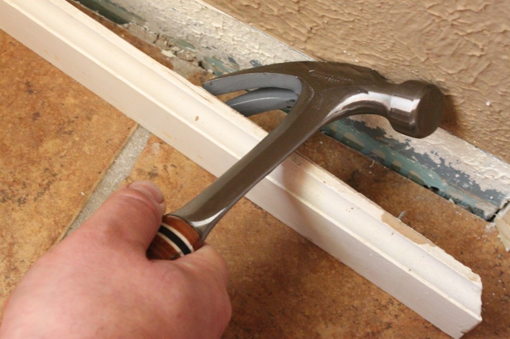 Carefully Remove all the Trim