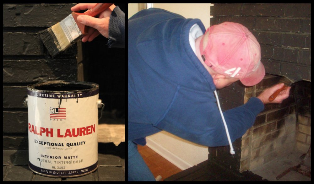 Jamie Painting the Brick Fireplace Collage2.jpg