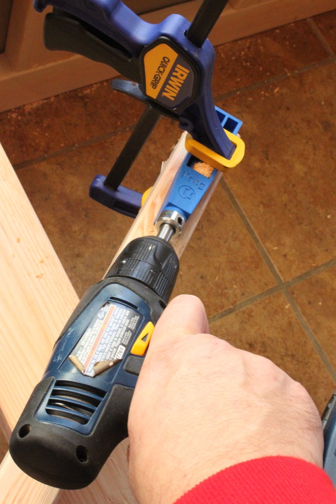 Use an Angled Drill Guide to make Pilot Holes to Connect