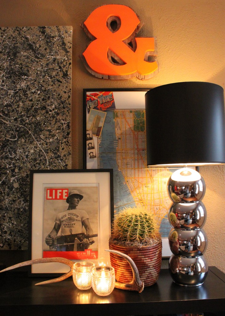 Vintage Life Magazine in Ikea Frame