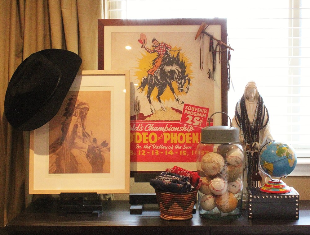 Lucky Stars Ranch - Rodeo Phoenix Poster in the Cavender Master Bedroom