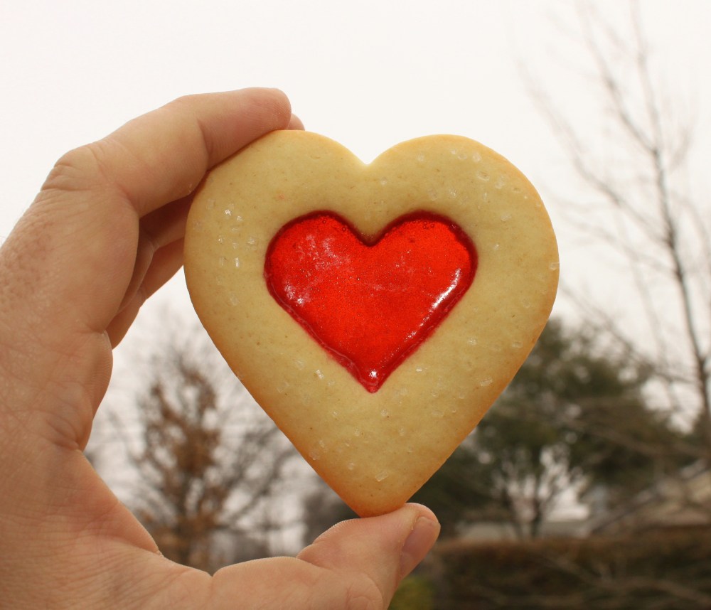 The Center of the Cookies Looks Like Stained Glass