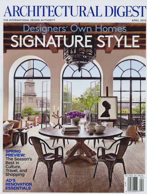 Architectural Digest April 2012