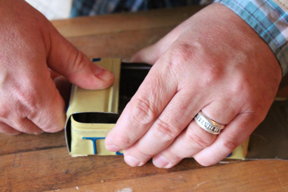 Pull the End Up Over the Sides