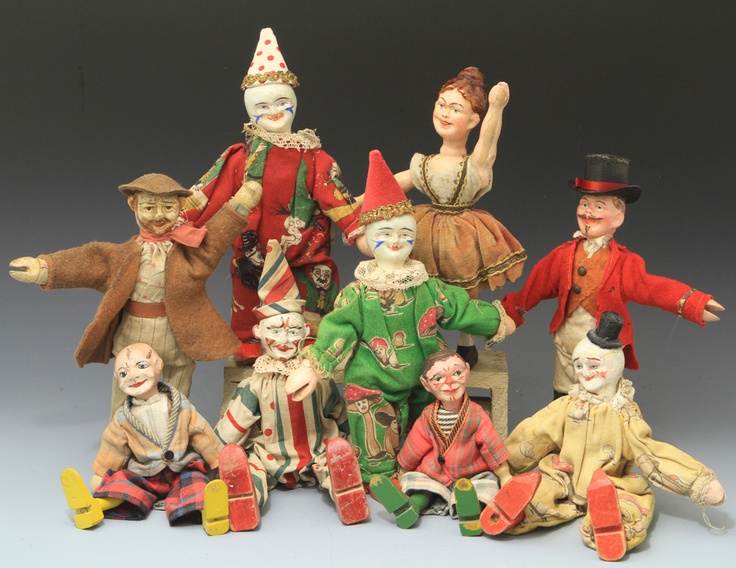 Schoenhut's Humpty Dumpty Circus Cast of Characters