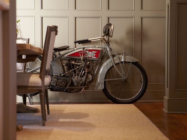 Vintage Indian in Mike Wolfe's Dining Room from Nashville Insider Magazine