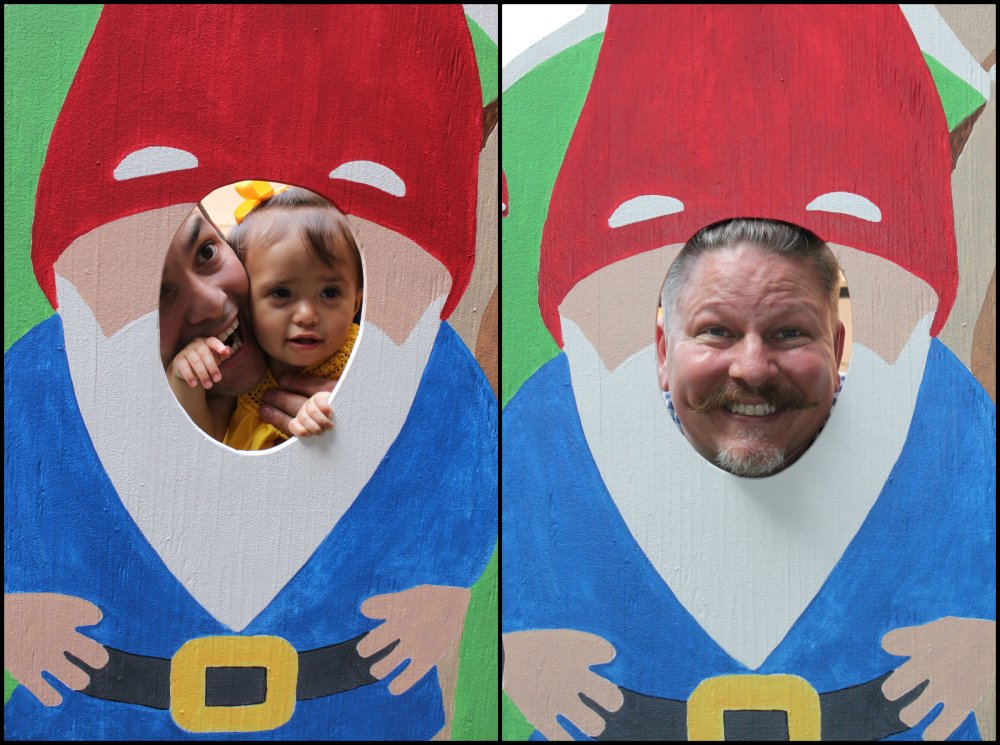 Gus Lili and James Gnome Collage
