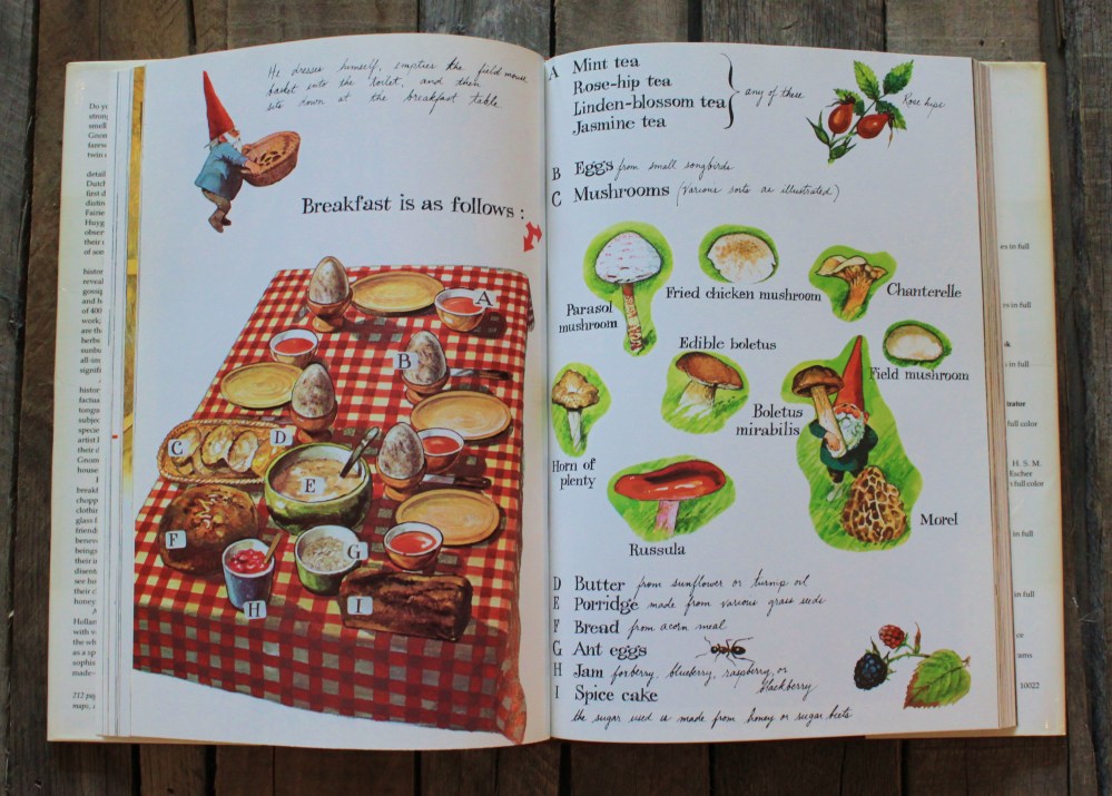 Illustration of a Typical Gnome Diet