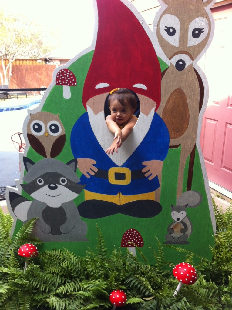 Lili in the Gnome Head