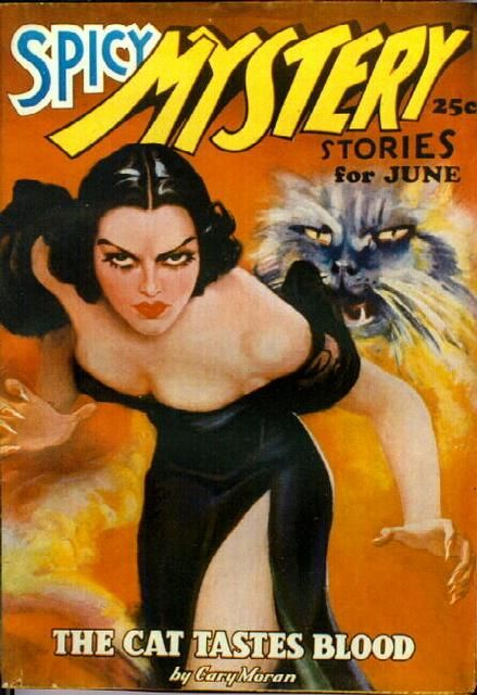 Spicy Mystery The Cat Tastes Blood Pulp Novel