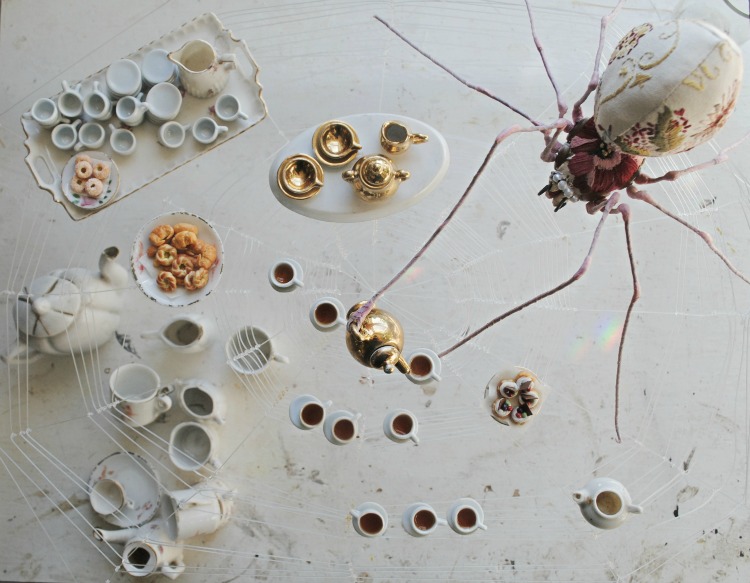 Tea making Spider by Mister Finch