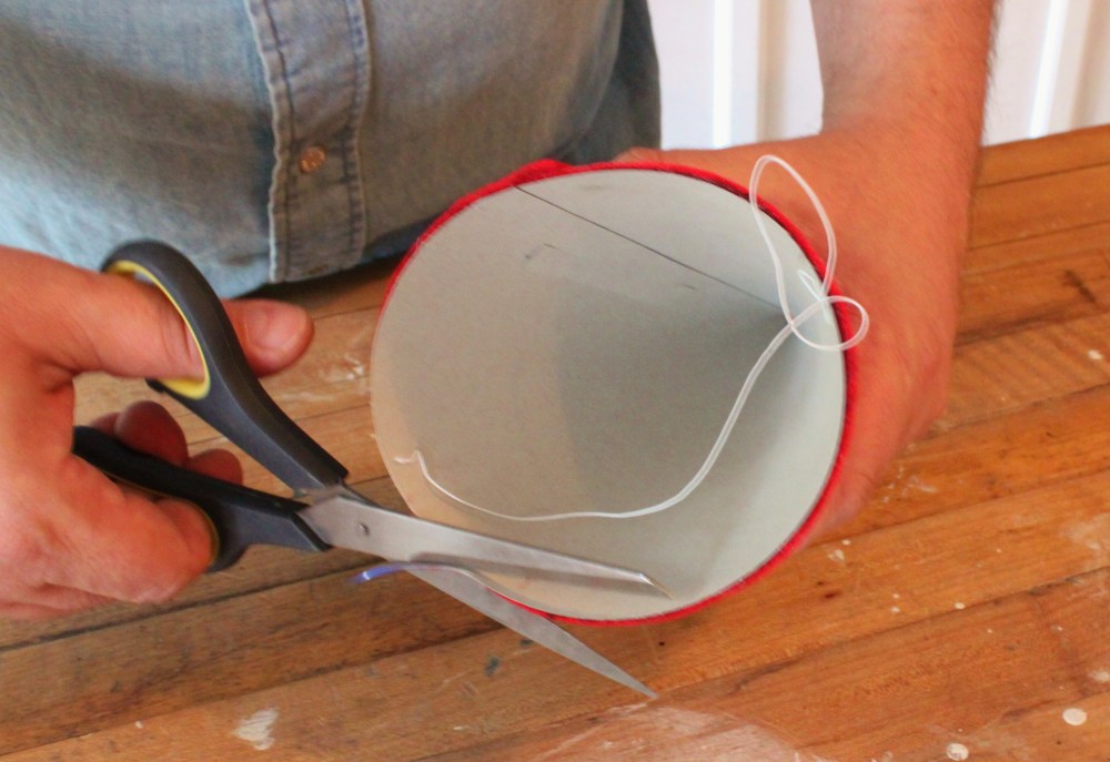 Use Scissors to Trim the Excess Felt