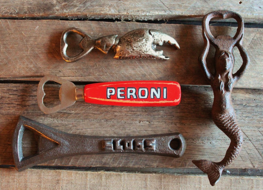 A Few of the Bottle Openers We Have Amased
