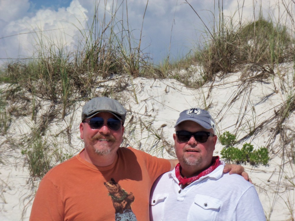 James and Jamie on the Dunes at Cape San Blass