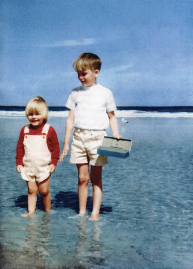 Jimmy and Joshua on the Tampa Beach 1970-Something