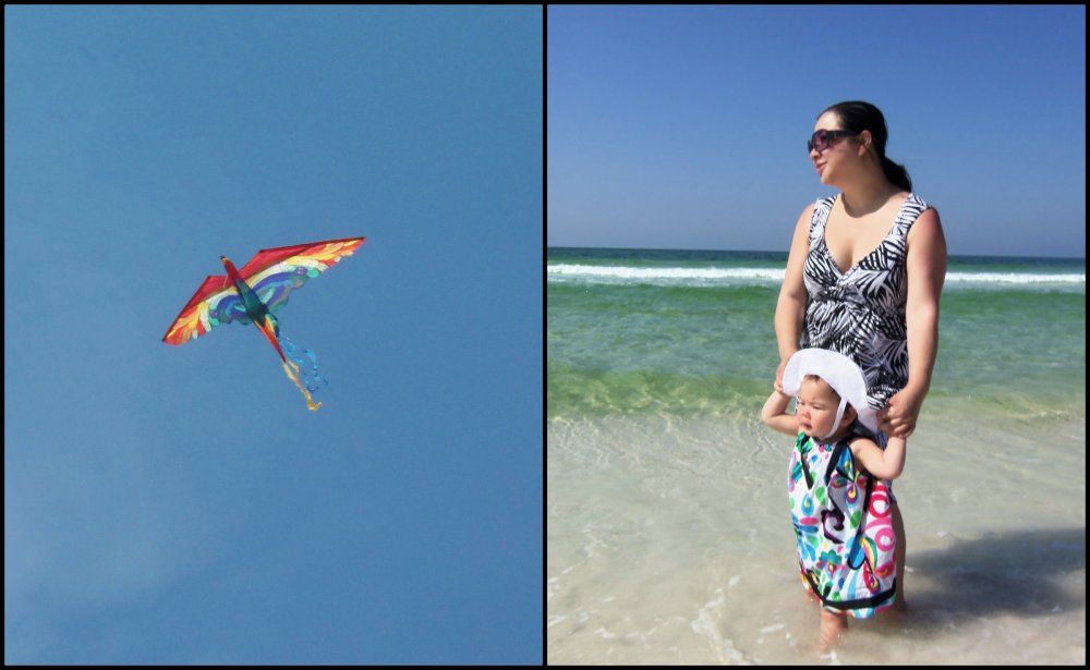 Kylie and Madeleine on the Seaside Beach Collage