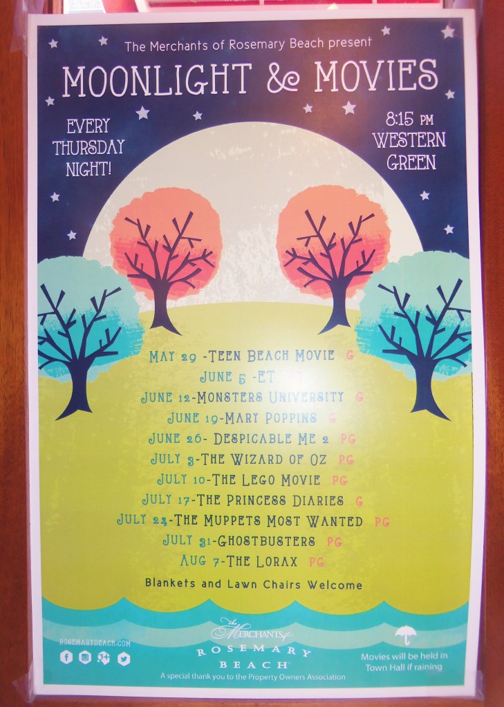 Movies on the Lawn at Rosemary Beach