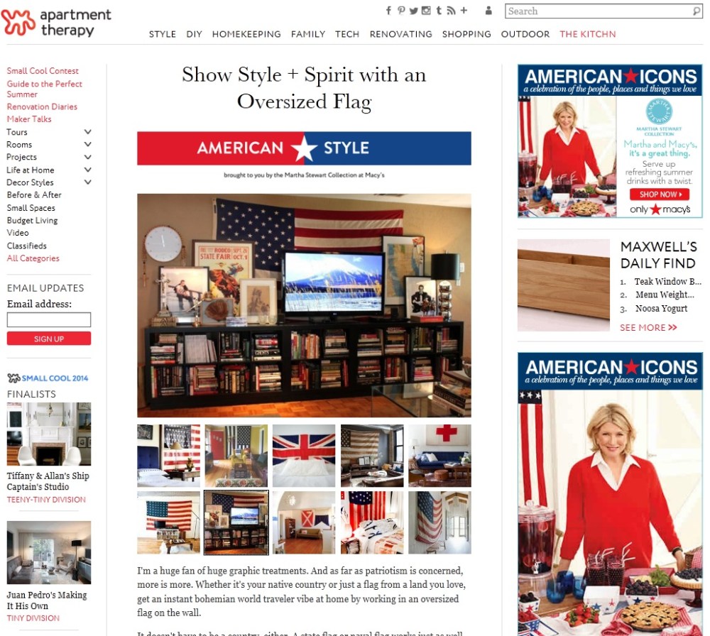 Apartment Therapy American Style