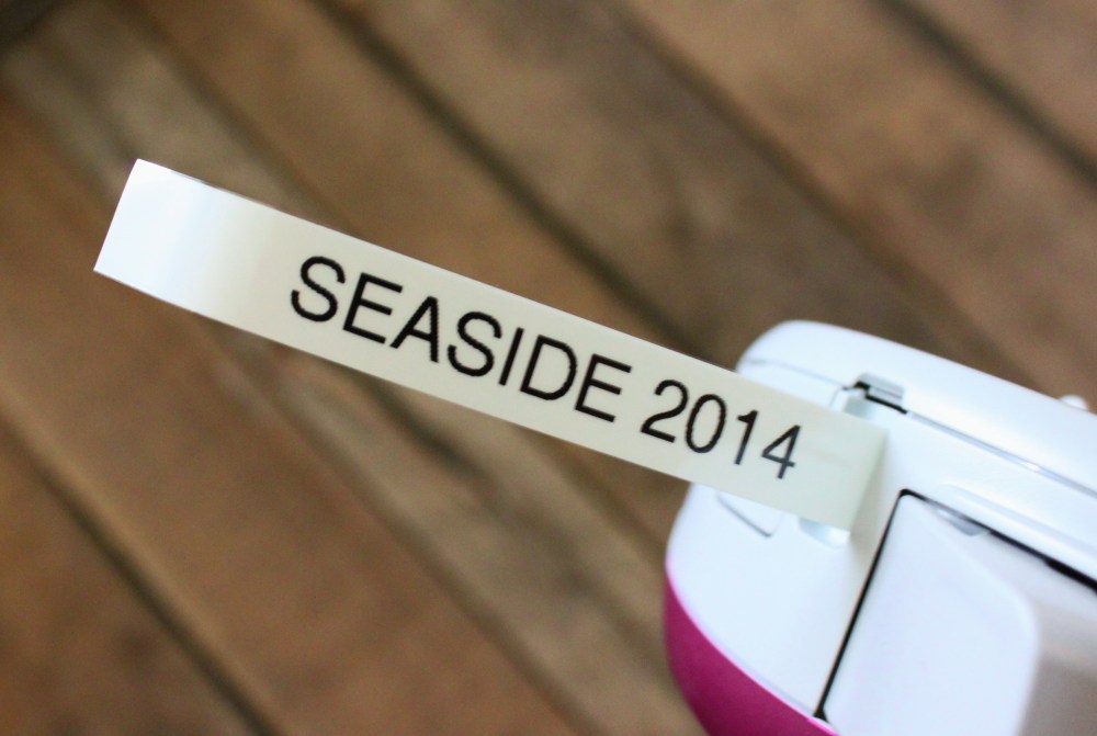 I Use a Brother Lable Maker to Print Lables on Clear Tape