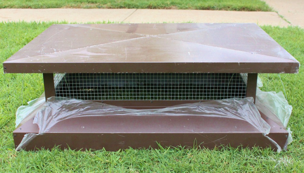 Our New Chimney Cap Ready to be Installed