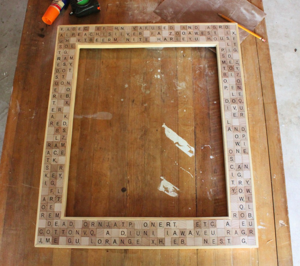 Scrabble Tile Mirror with the Sides Set