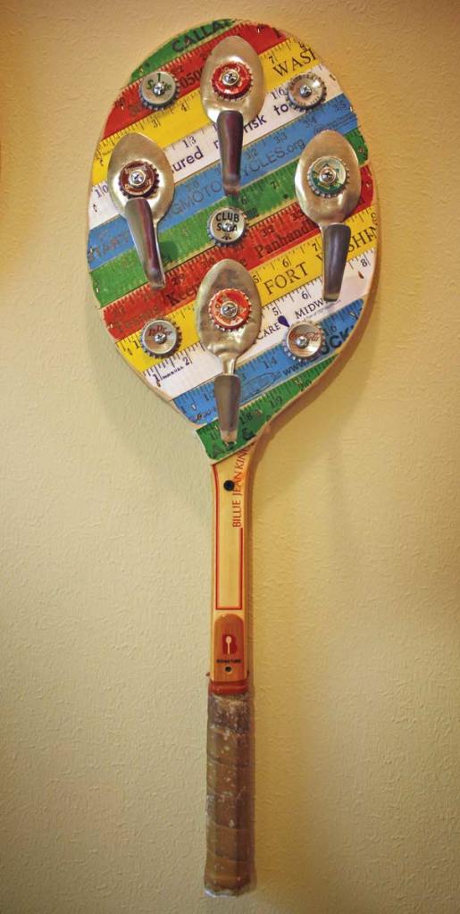 Spoon Hooks Yardstick Tennis Racket by the Design Sponge