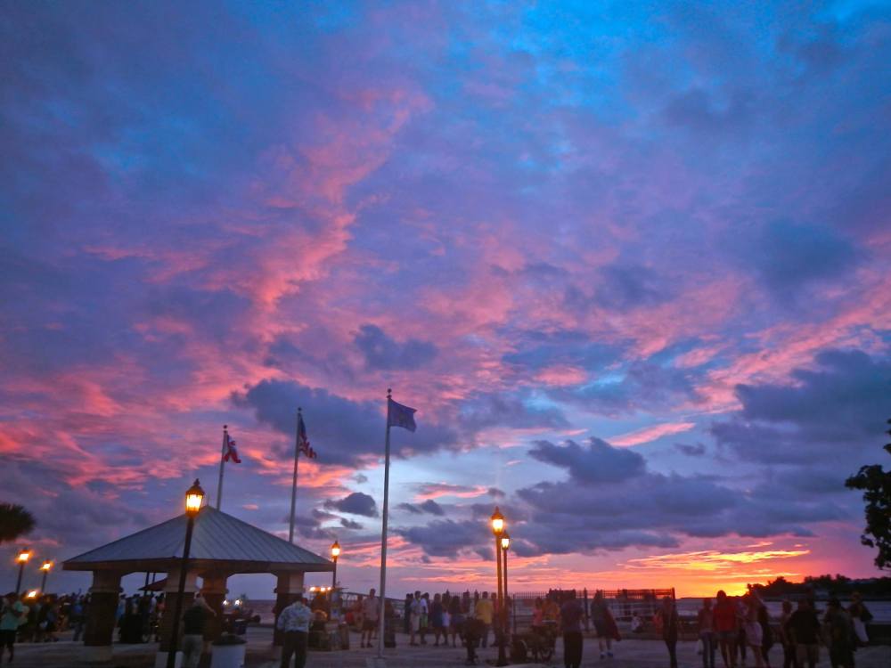 Sunset from Mallory Square, Key West Sep 2014