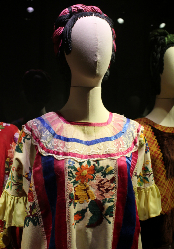 Close-Up of a Blouse Owned by Frida Kahlo
